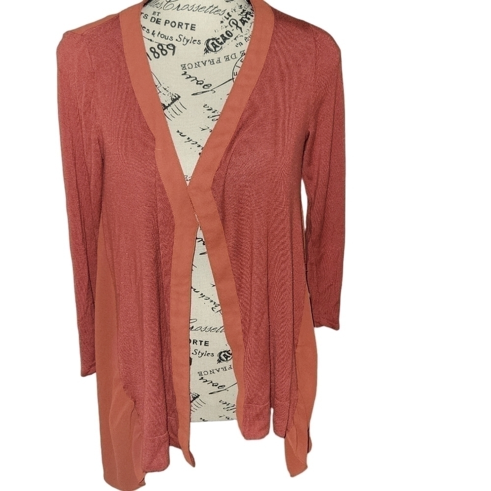 Soft Surroundings  open front cardigan